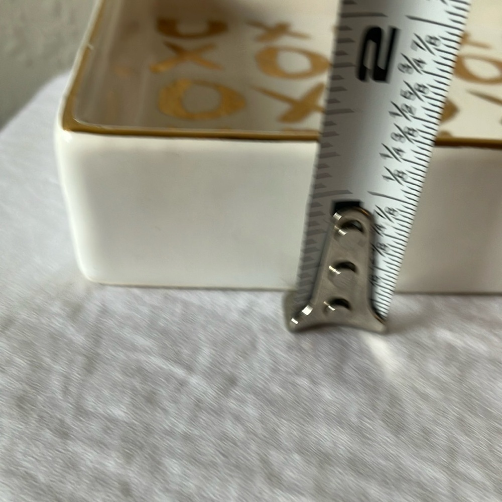 Threshold: 2017 XOXO Patterned Tray- Gold Paint Lettering - Picture 15 of 16